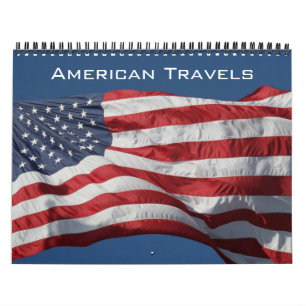 american travels (with locations) 2026 calendar