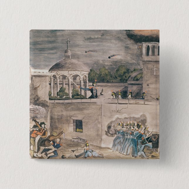 American troops under General Doniphan 15 Cm Square Badge (Front)