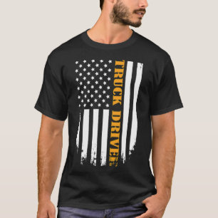 American Truck Driver Proud Of My bisexual cool  T-Shirt