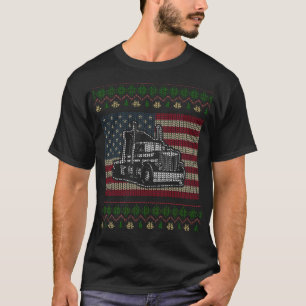 American Truck Ugly Sweater Driver Christmas Gift