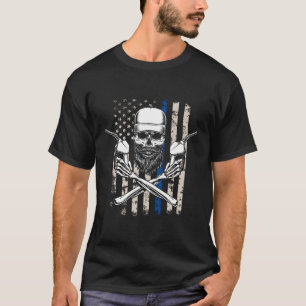 American Trucker For Police Support T-Shirt