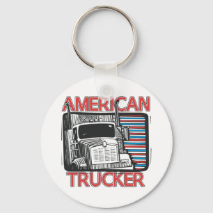 American Trucking Key Ring