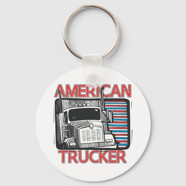 American Trucking Key Ring (Front)