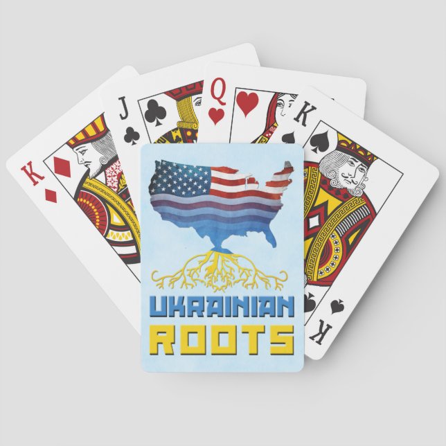American Ukrainian Roots Card Deck (Back)