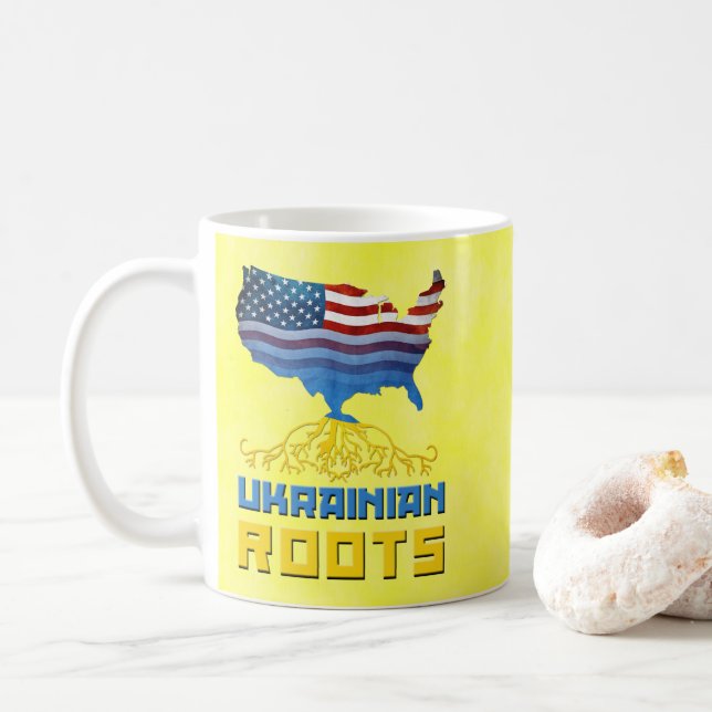 American Ukrainian Roots Cup (With Donut)