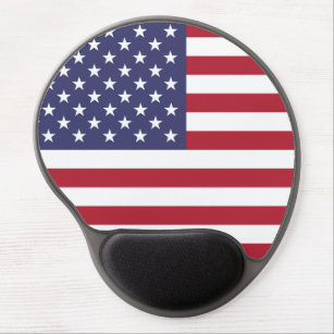 American United States USA Flag Gel Mouse Mat