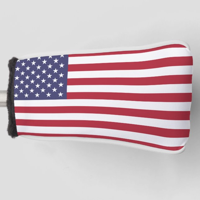 American United States USA Flag Golf Head Cover (Front)