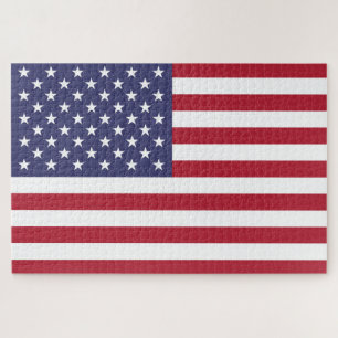American United States USA Flag Jigsaw Puzzle
