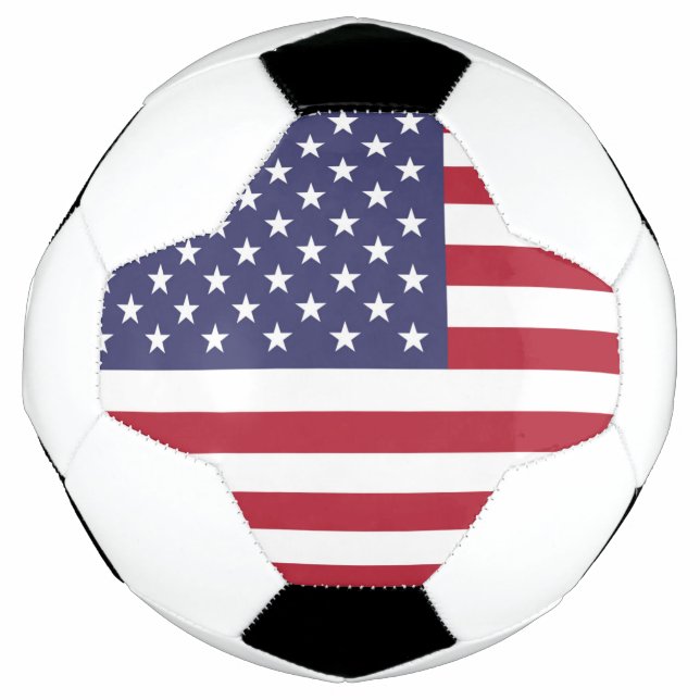 American United States USA Flag Soccer Football (Front)