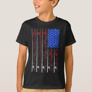 American Us Flag Fishing Rod Top