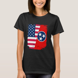 American US Flag TENNESSEE Friendship State Vintag T-Shirt