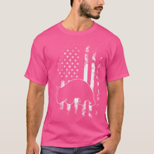 American Us Flag Wombats T-Shirt