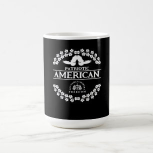 AMERICAN USA 1776 GOD FAMILY COUNTRY FREEDOM COFFEE MUG