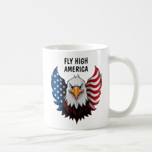 American USA Eagle Flag Coffee Mug