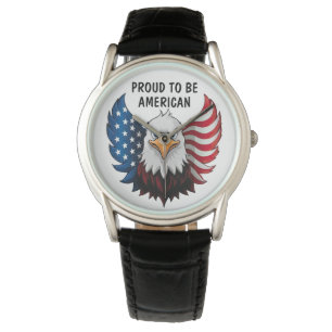American USA Eagle Flag  Watch