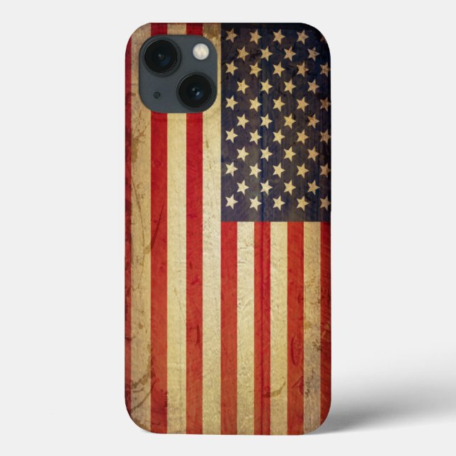 American USA Flag patriotic Case-Mate iPhone Case (Back)