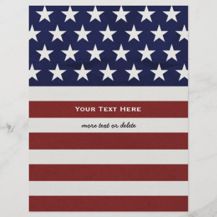 American USA Flag Patriotic July 4th Custom