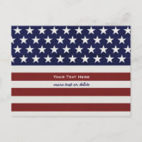 American USA Flag Patriotic July 4th Custom