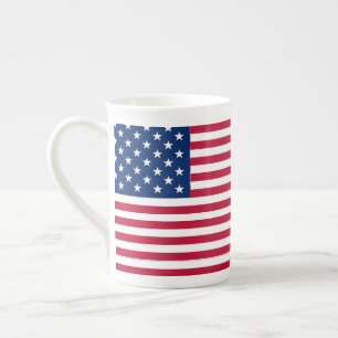 American USA Flag Pride Design-76353 Bone China Mug