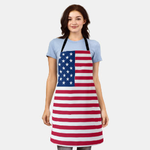 American USA Flag Pride Design Apron