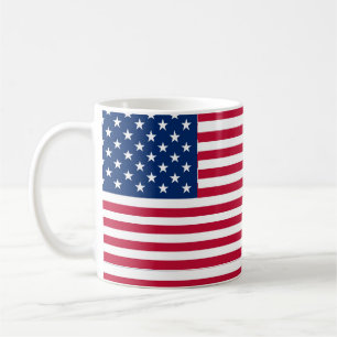 American USA Flag Pride Design Coffee Mug