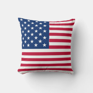American USA Flag Pride Design Cushion