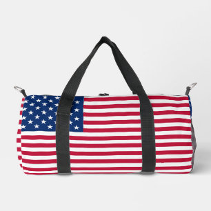 American USA Flag Pride Design Duffle Bag
