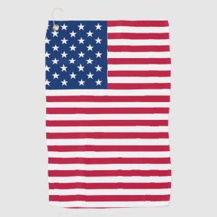 American USA Flag Pride Design Golf Towel