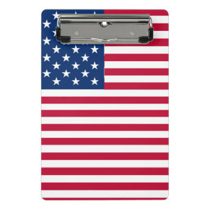 American USA Flag Pride Design Mini Clipboard