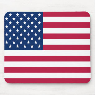 American USA Flag Pride Design Mouse Mat