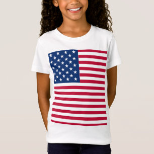 American USA Flag Pride Design T-Shirt