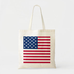 American USA Flag Pride Design Tote Bag