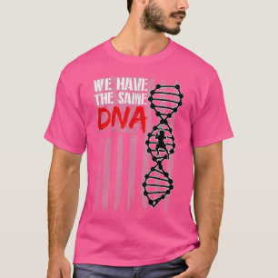 American USA Flag Samurai DNA - Patriotic Samurai T-Shirt