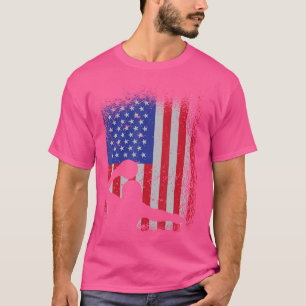 American Usa Flag Water Polo Player Water Polo