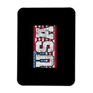 American USA US Flag 4th of July Magnet