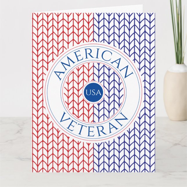 AMERICAN VETERAN Big "Thank You" Card (Front)