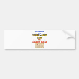 AMERICAN VETERAN BUMPER STICKER