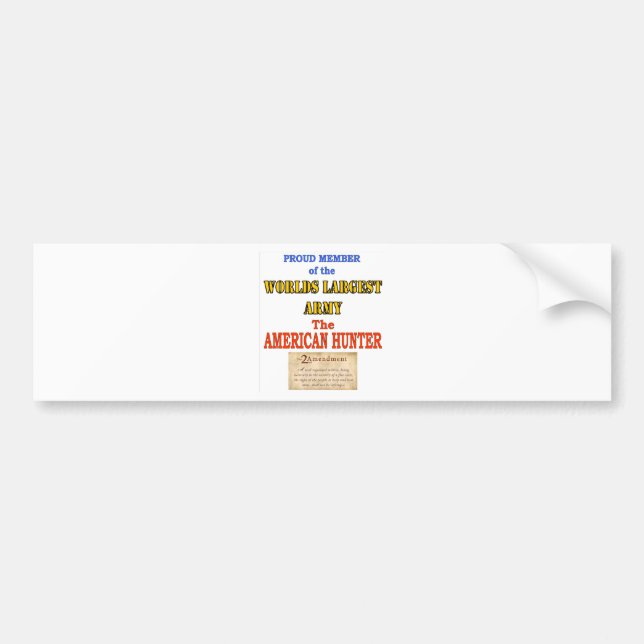 AMERICAN VETERAN BUMPER STICKER (Front)