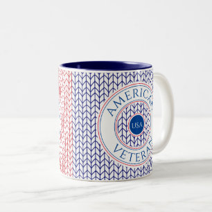 AMERICAN VETERAN Navy Two-Tone Mug