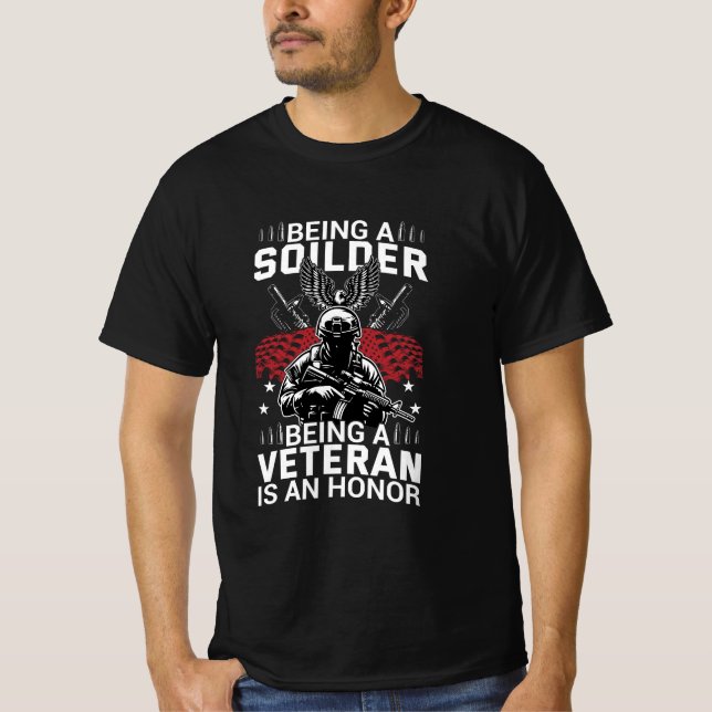 American Veteran T shirt Design (Front)