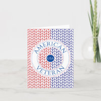 AMERICAN VETERAN "Thank You" Notecard