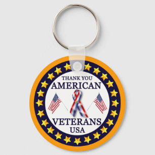 American Veterans 2 Key Ring