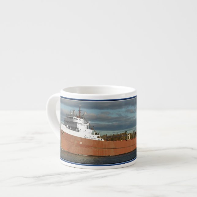 American Victory espresso mug (Front Left)