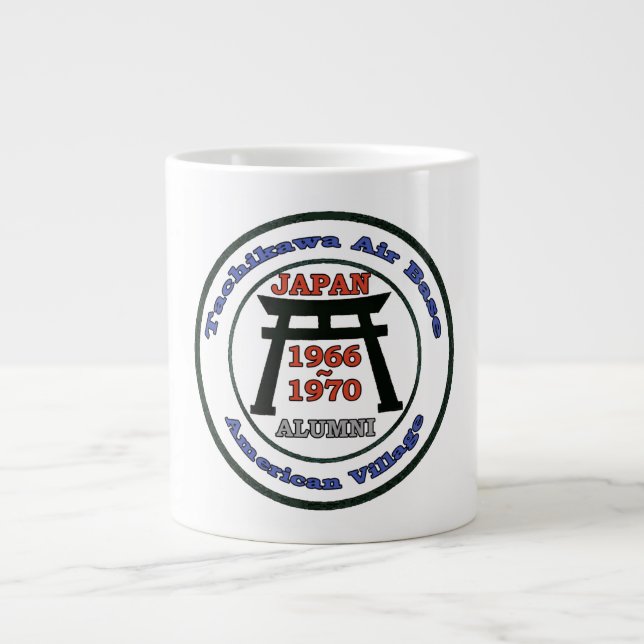 American Village Tachikawa AB Japan Large Coffee Mug (Front)