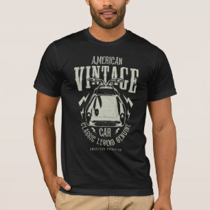 American Vintage Classic Car Retro Automotive T-Shirt