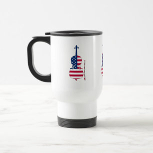 American Violin Travel Mug