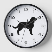 American Water Spaniel Dog Breed Silhouette