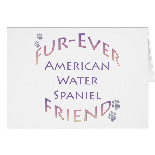 American Water Spaniel Furever (Front Horizontal)