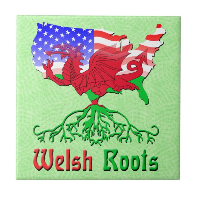 American Welsh Roots Tile (Front)
