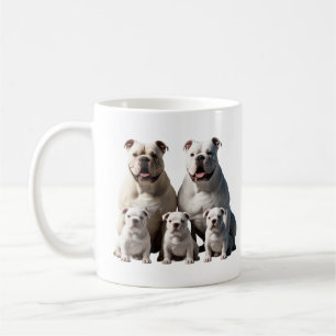 American white bulldogs coffee mug